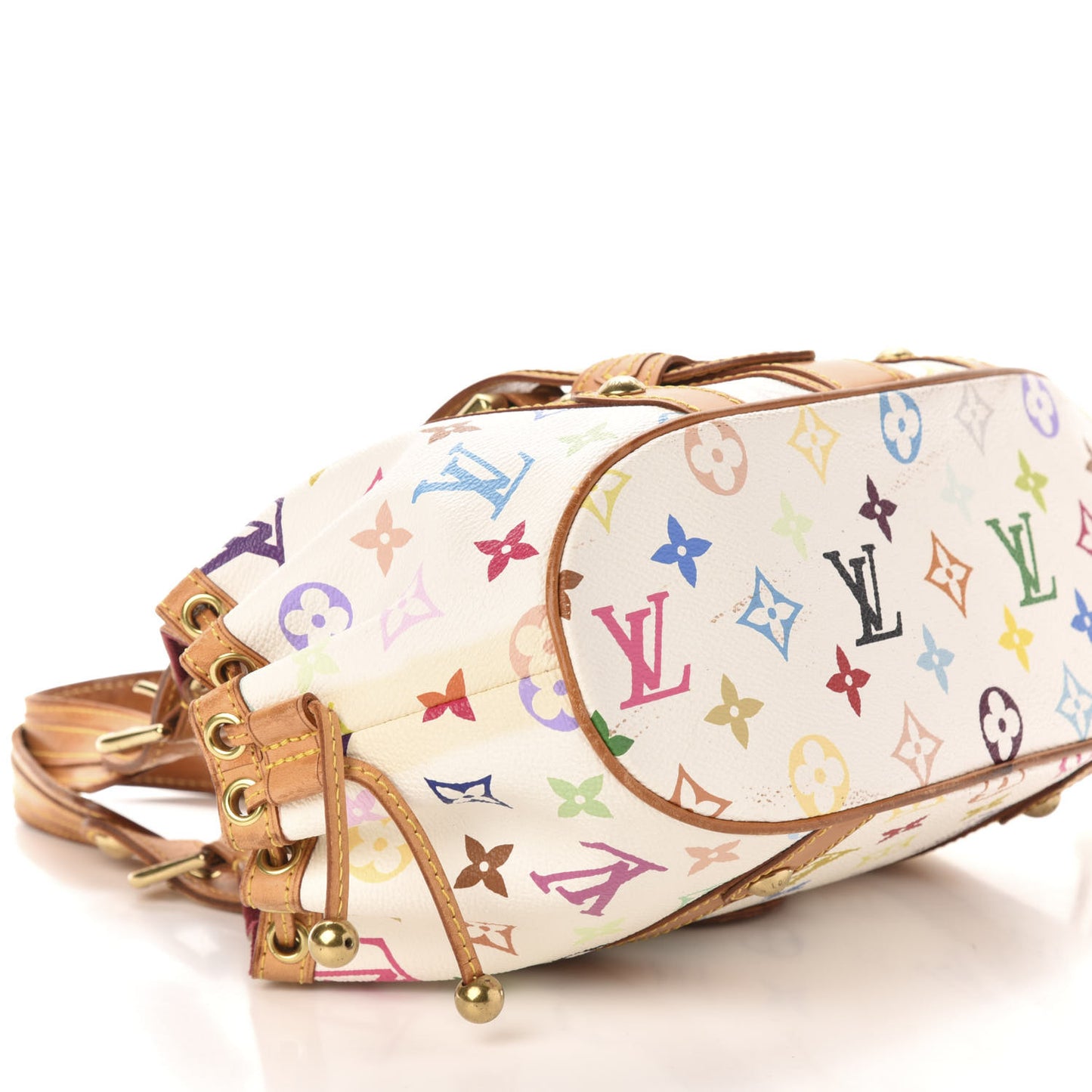 Monogram Multicolor Theda GM White