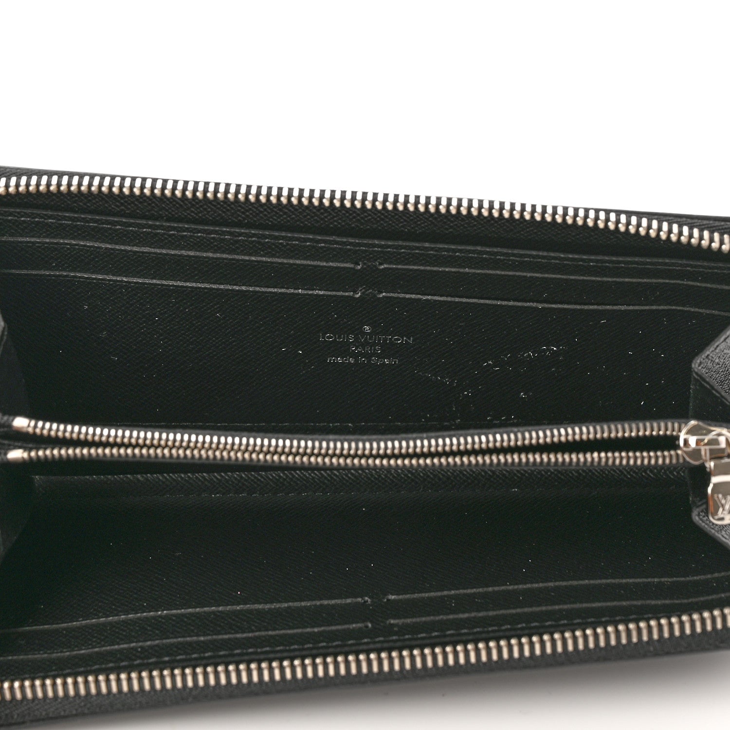 Louis Vuitton Epi Clemence Wallet Black 5 of 7
