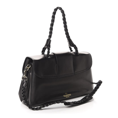 Valentino Garavani Calfskin Histoire Flap Black 3 of 10