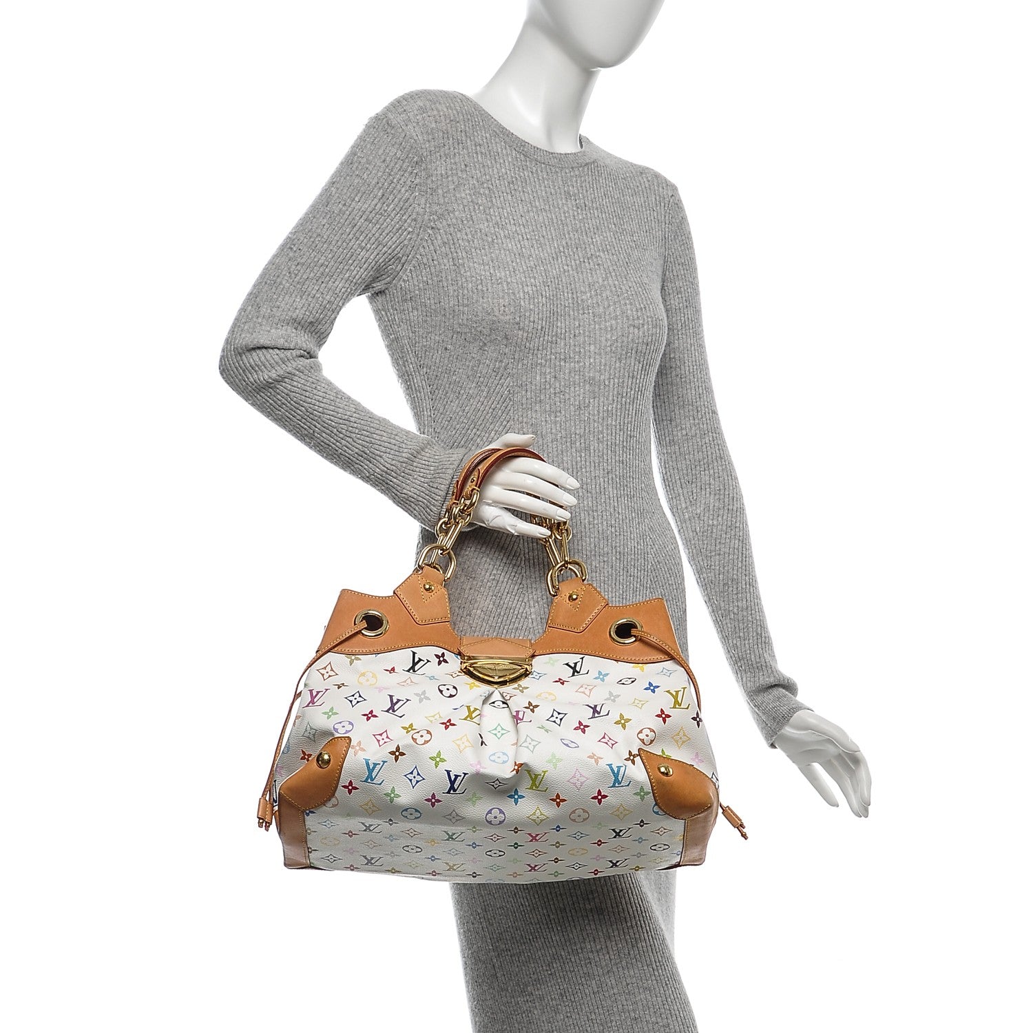Louis Vuitton Monogram Multicolor Ursula White 2 of 7