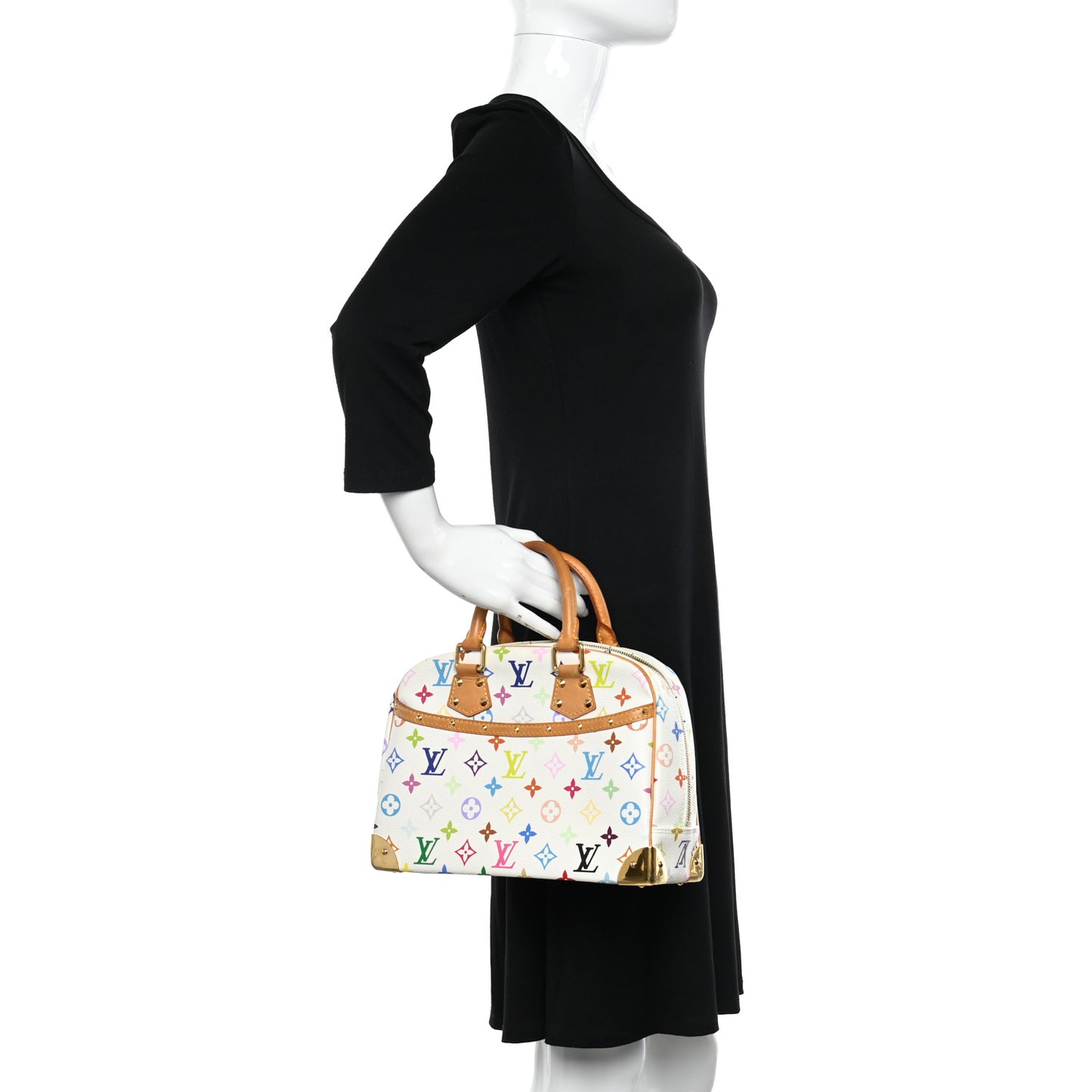 Monogram Multicolor Trouville White