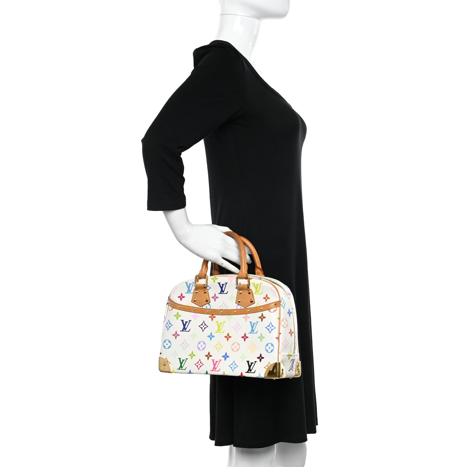 Louis Vuitton Monogram Multicolor Trouville White 2 of 10