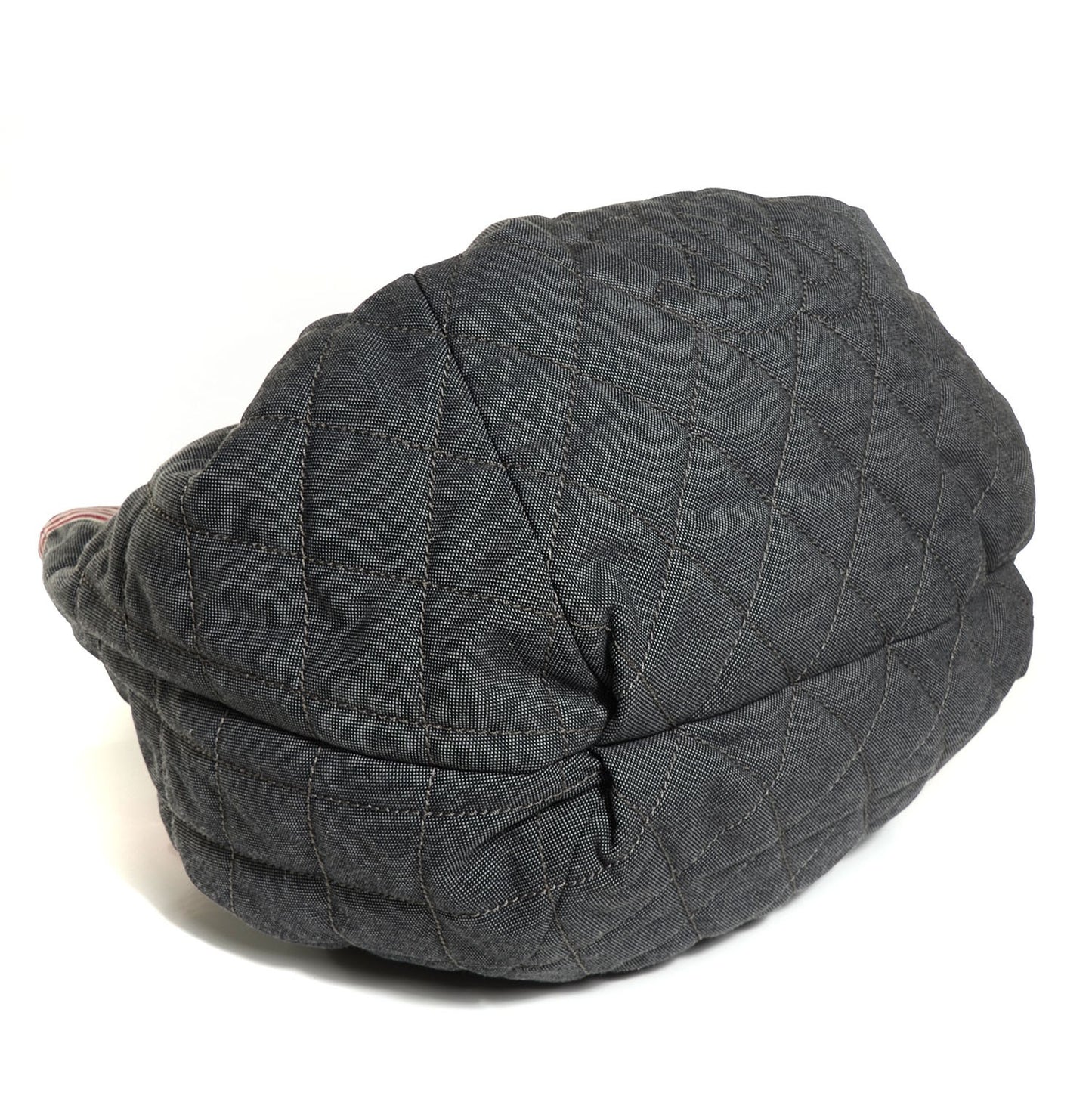 Denim Quilted Large Stretch Spirit Cabas Blue