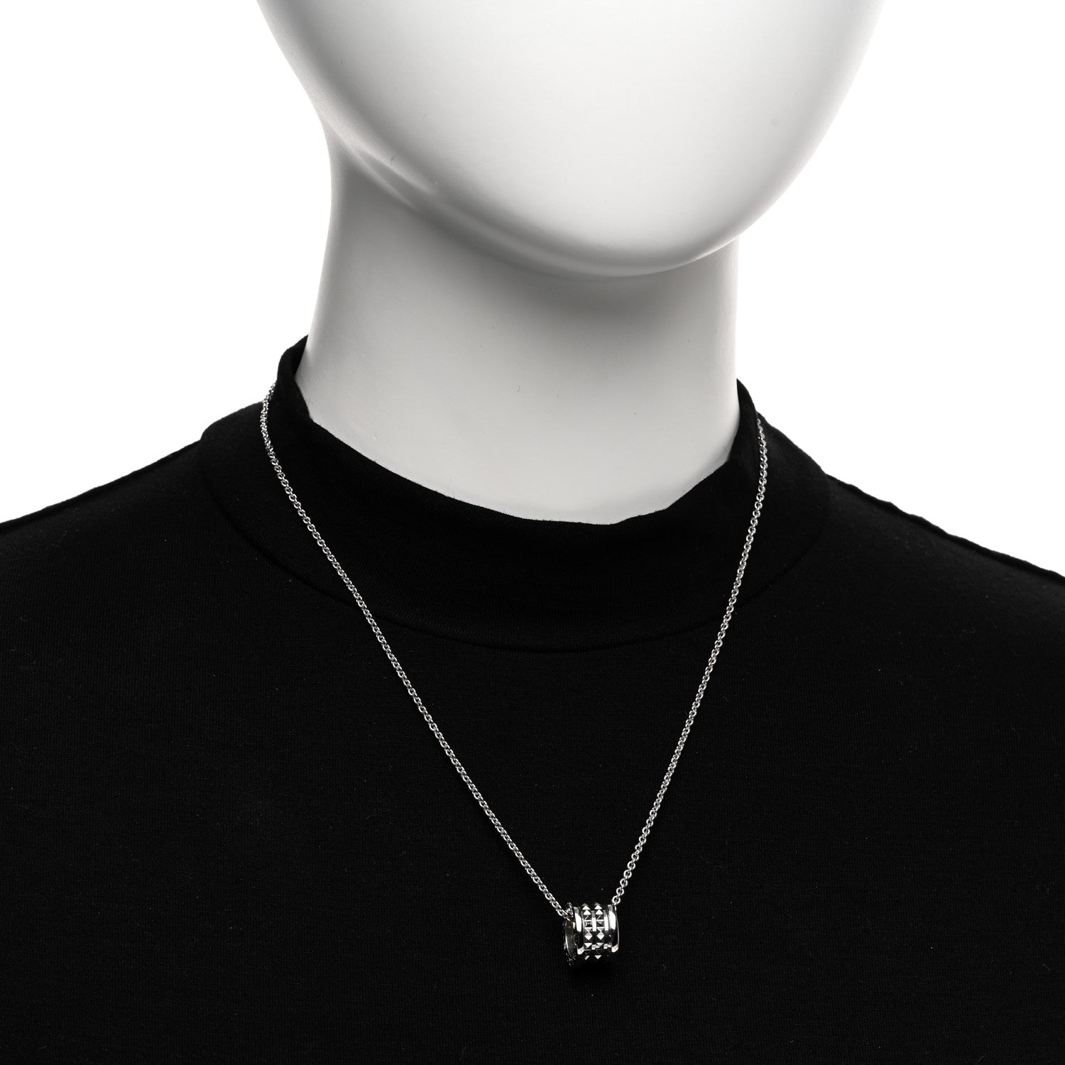 Bulgari Sterling Silver Save The Children Pendant Necklace 2 of 5