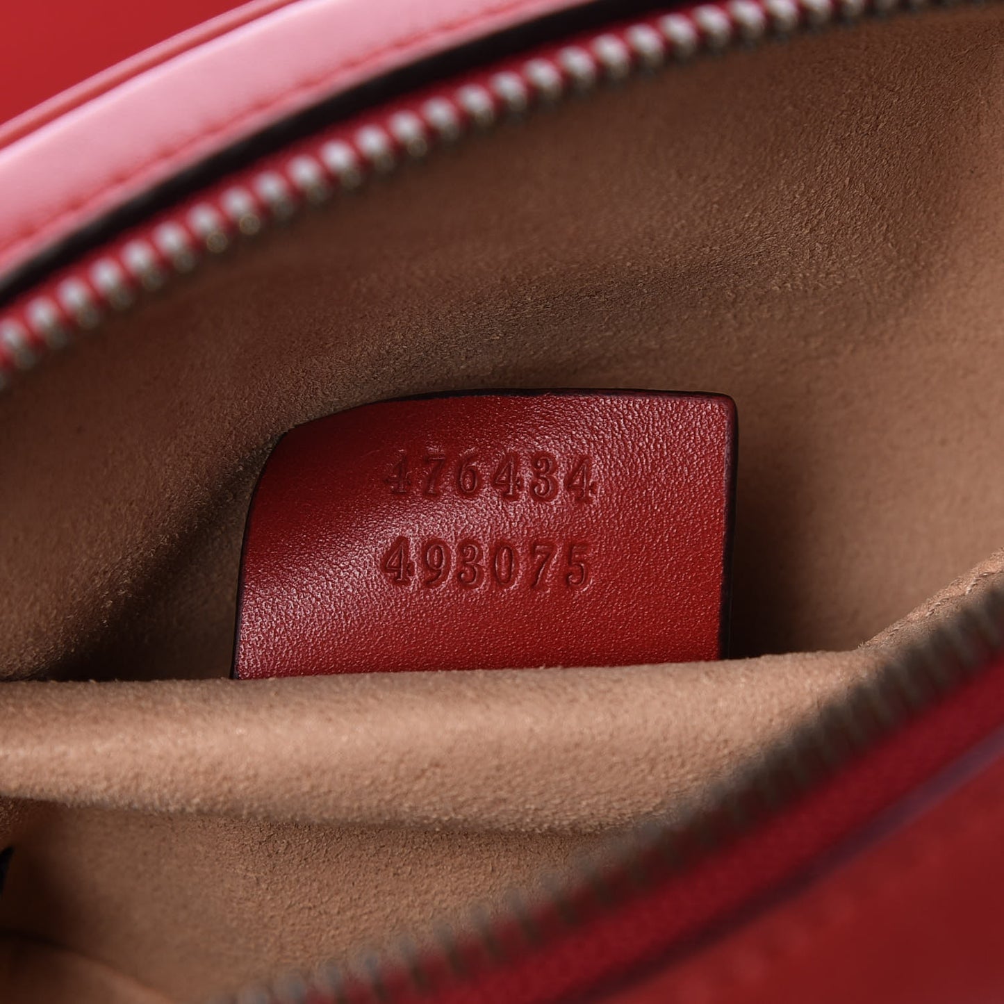 Calfskin Matelasse GG Marmont Belt Bag 85 34 Hibiscus Red