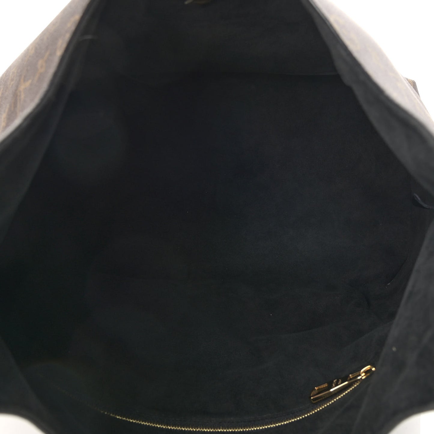 Monogram Flower Hobo Black
