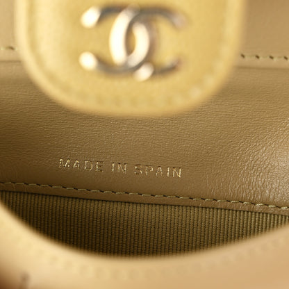 Chanel Caviar Quilted Medium Flap Wallet Beige 7 of 9