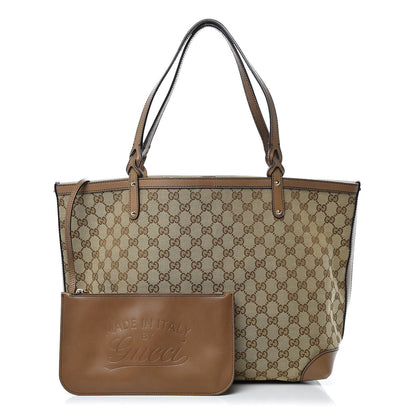 Gucci Monogram Medium Craft Tote Brown 1 of 15