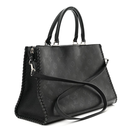 Louis Vuitton Monogram Cuir Plume Very Zipped Tote Black 3 of 12