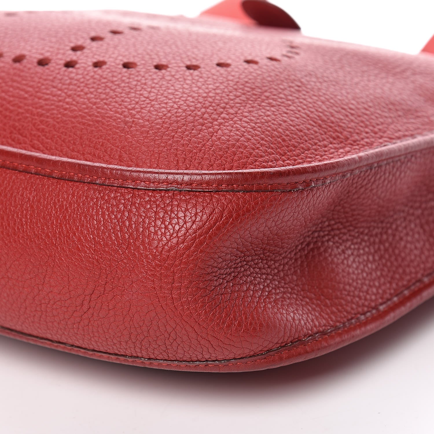 Hermes Taurillon Clemence Evelyne GM Rouge Vif 15 of 18