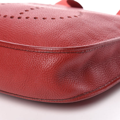 Hermes Taurillon Clemence Evelyne GM Rouge Vif 15 of 18