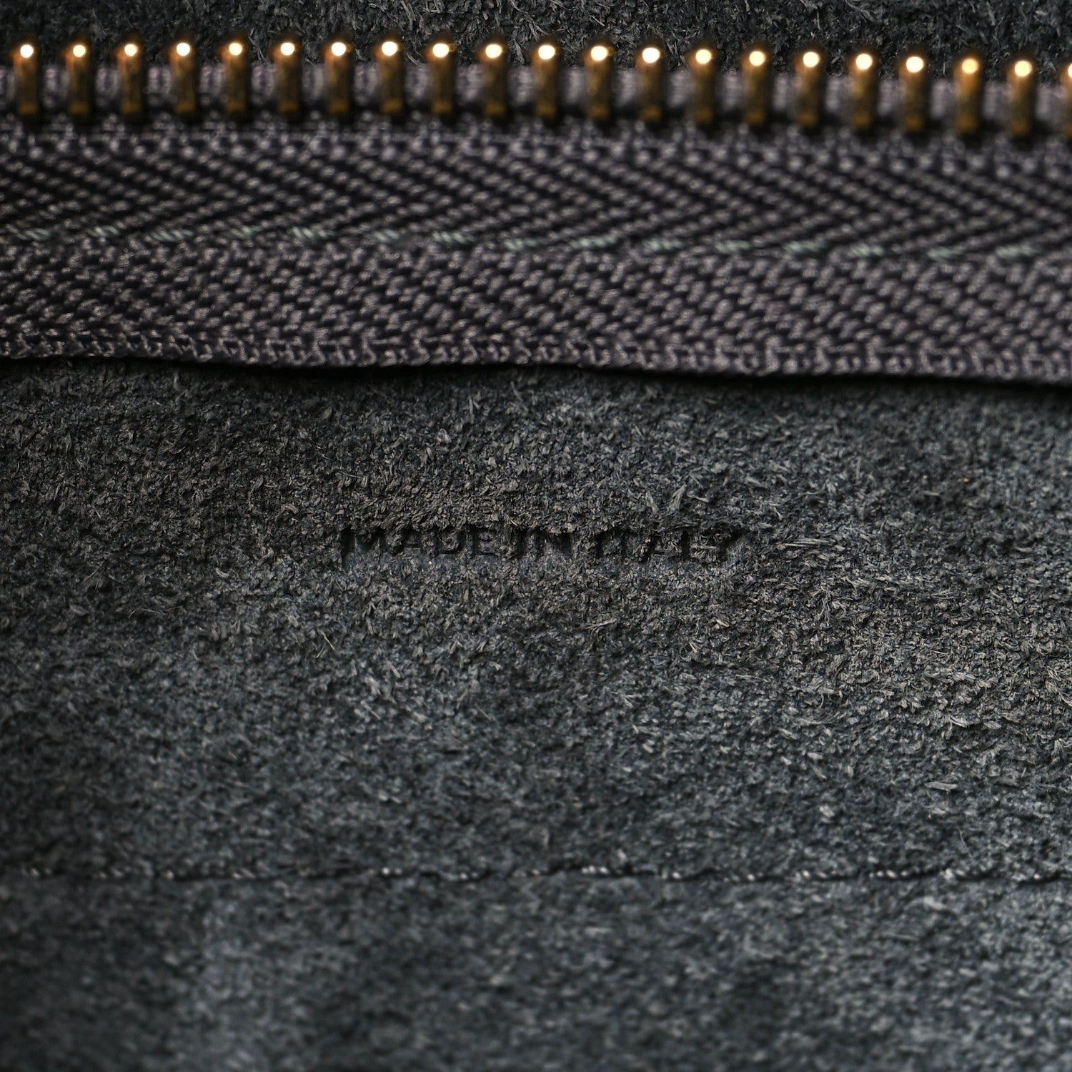 Celine Grained Calfskin Nano Belt Bag Grey 7 of 12