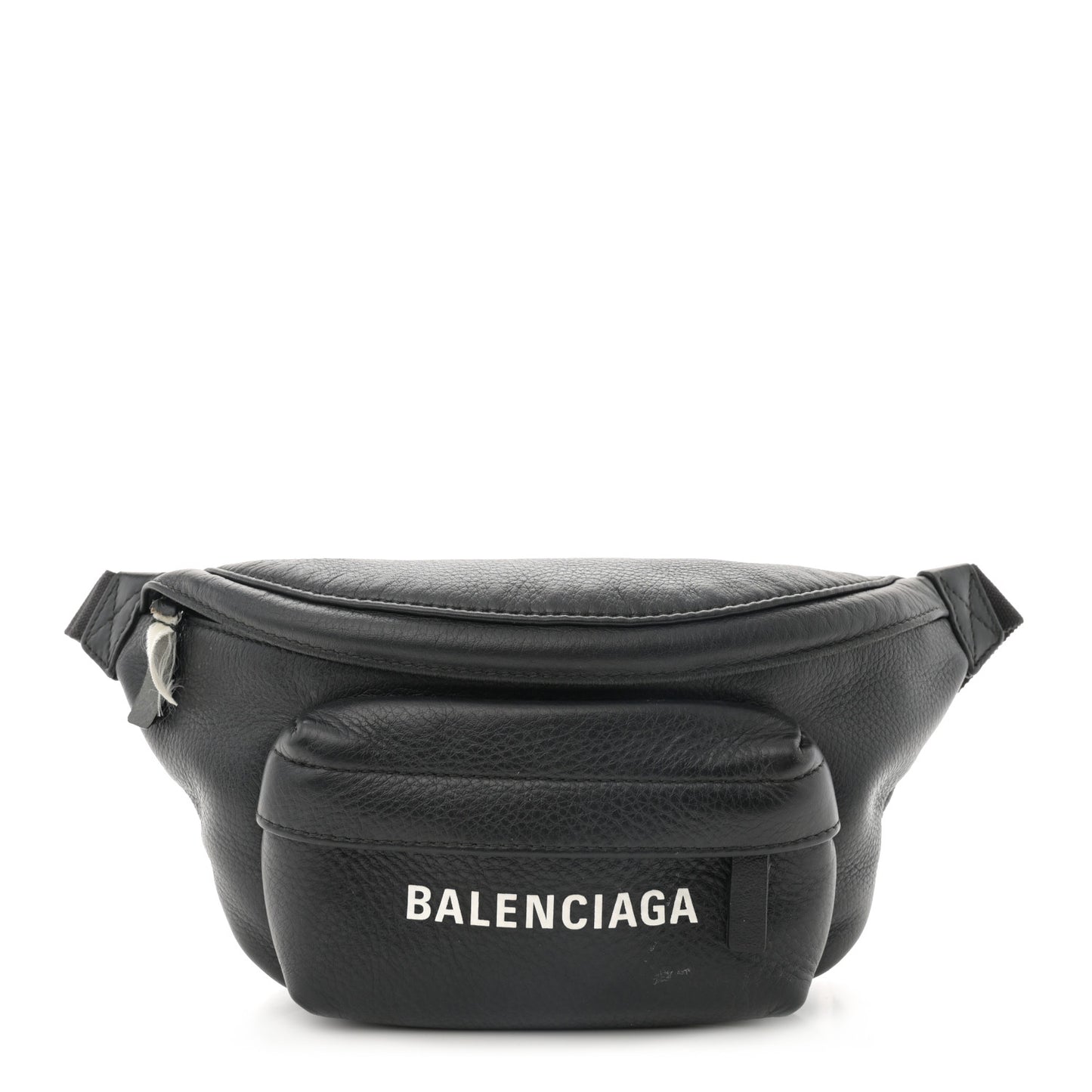 Smooth Calfskin Logo Everyday Beltpack XS Black White