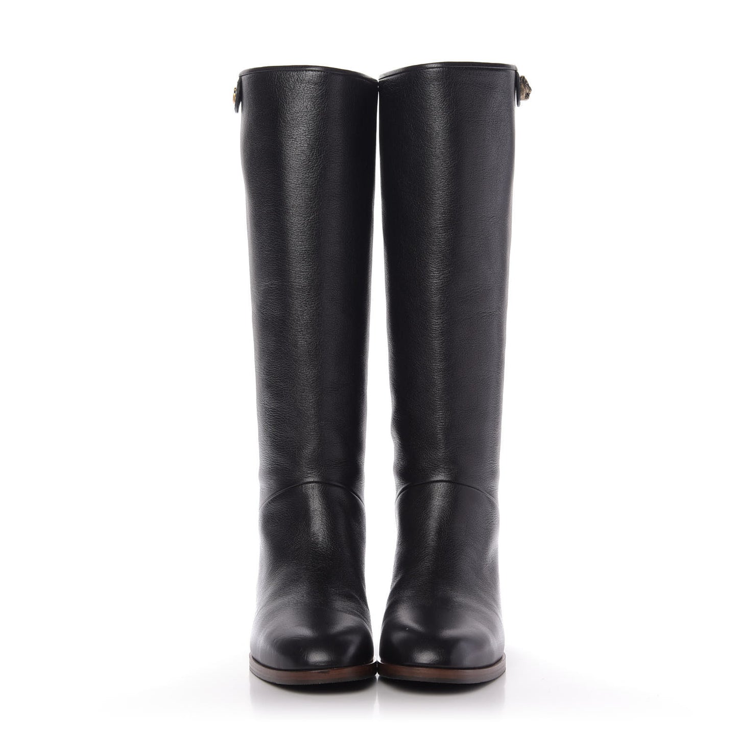 Calfskin Piuma Lux Energy High Boots 38.5 Black