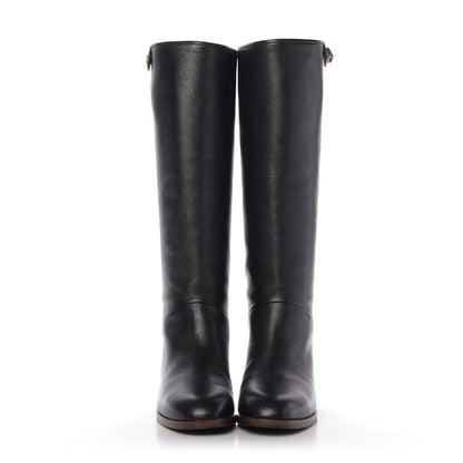 Gucci Calfskin Piuma Lux Energy High Boots 38.5 Black 2 of 10