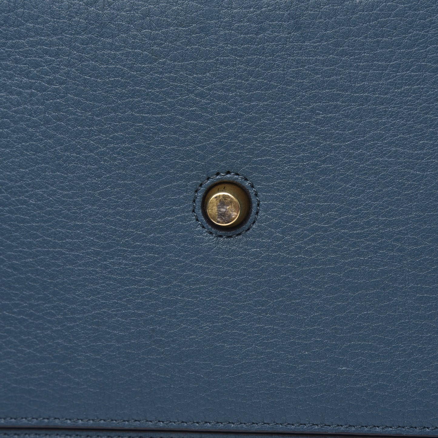 Crisped Calfskin Small Tie Knot Tote Metallic Blue