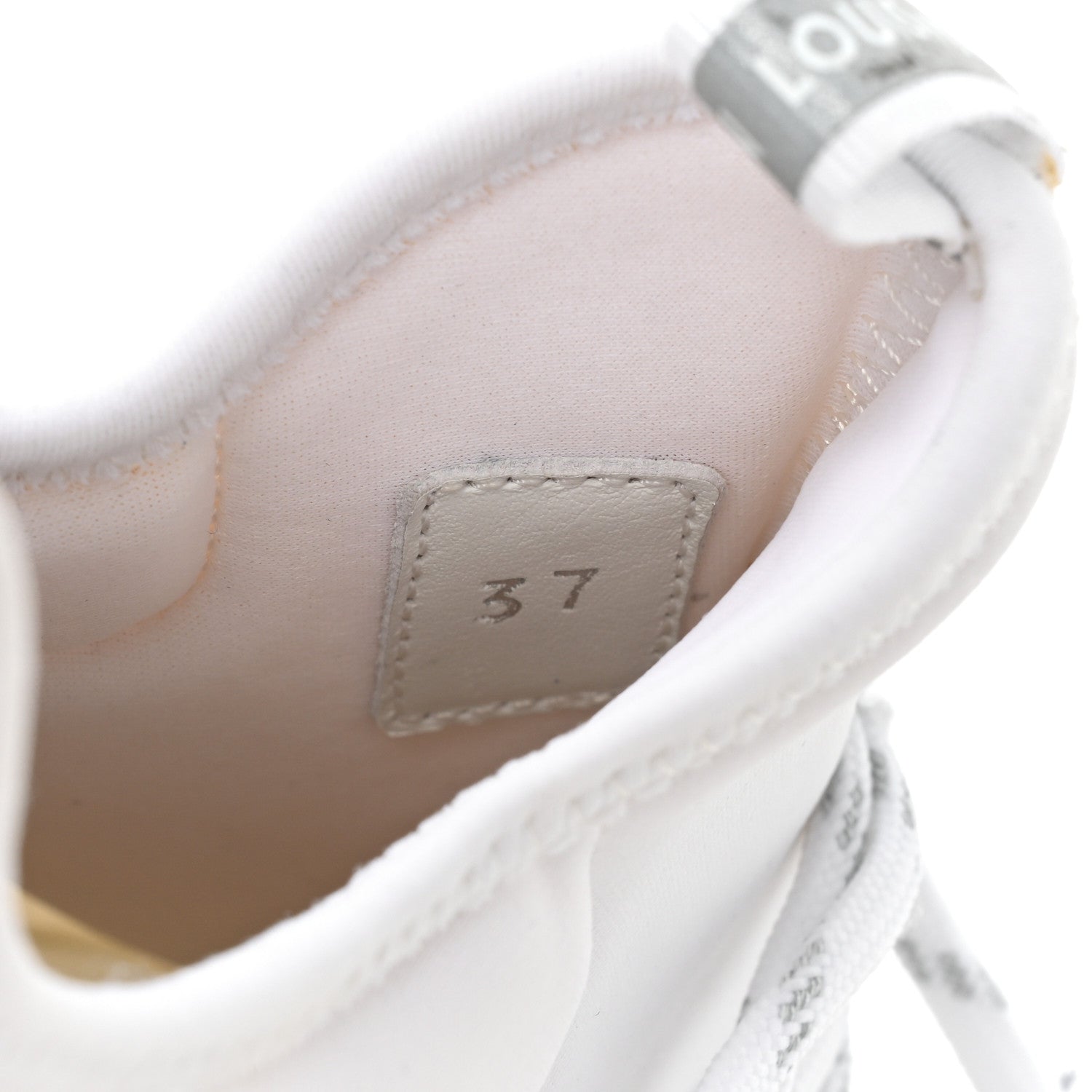 Louis Vuitton Neoprene Mesh Rubber America's Cup Fastlane Low Sneaker 37 White 9 of 15