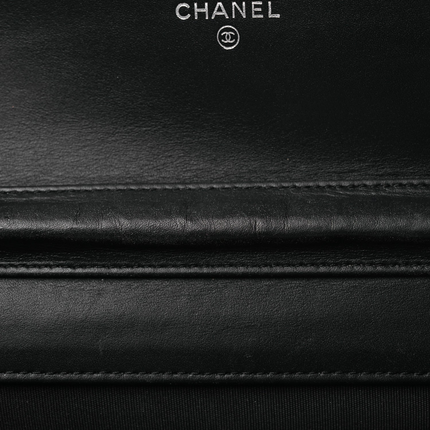Chanel Caviar Timeless CC Wallet On Chain WOC Black 12 of 16