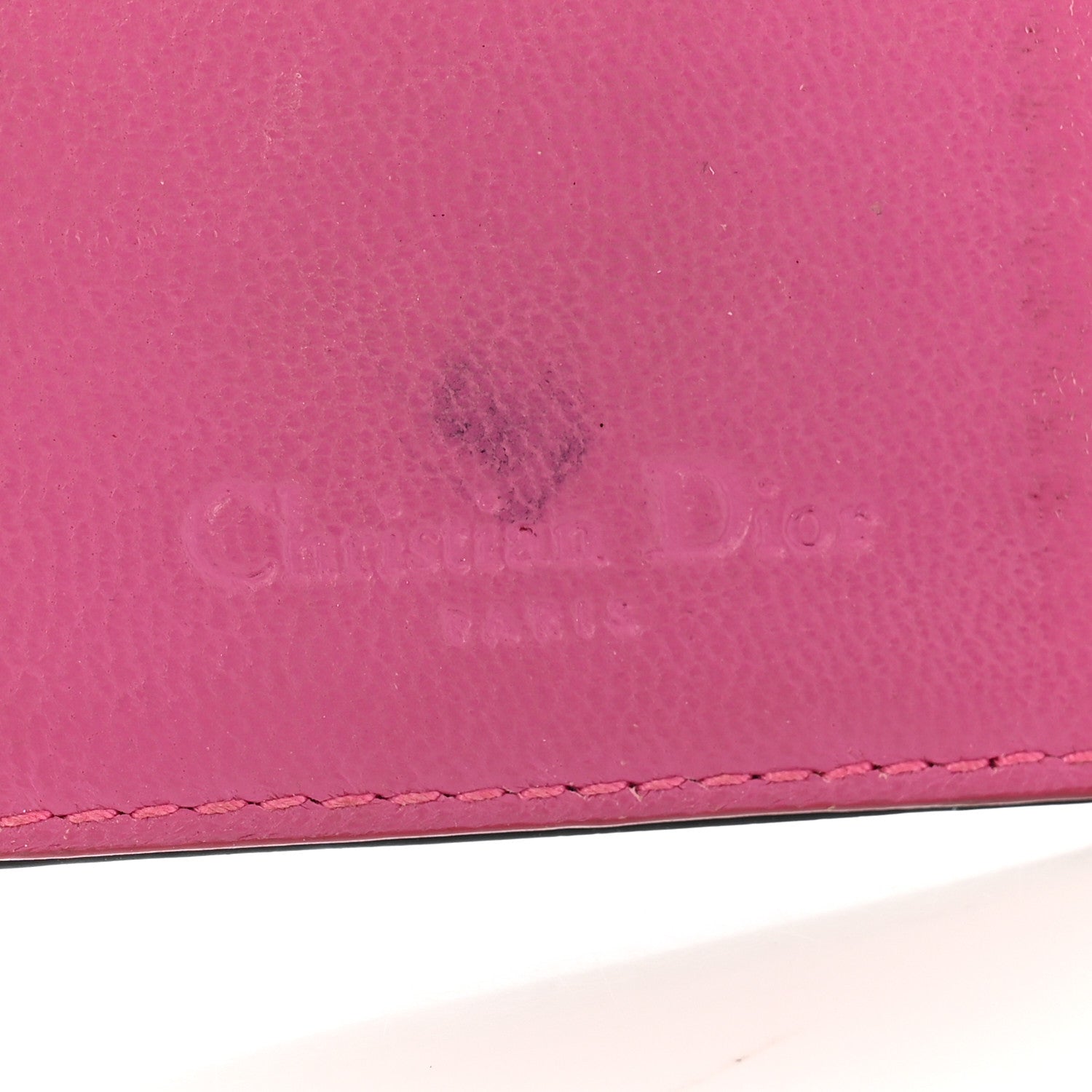 Christian Dior Patent Ultimate Card Holder Black Pink 6 of 11