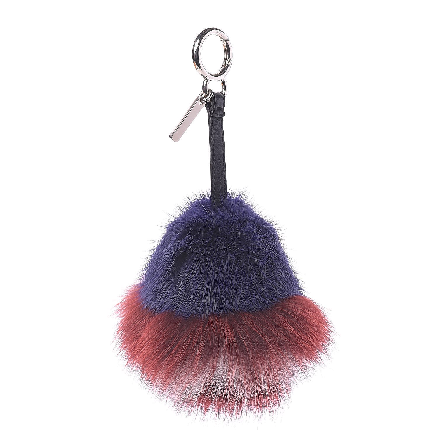 Fendi Mink Fox Fur Kid Monster Bag Bug Charm Multicolor 2 of 4