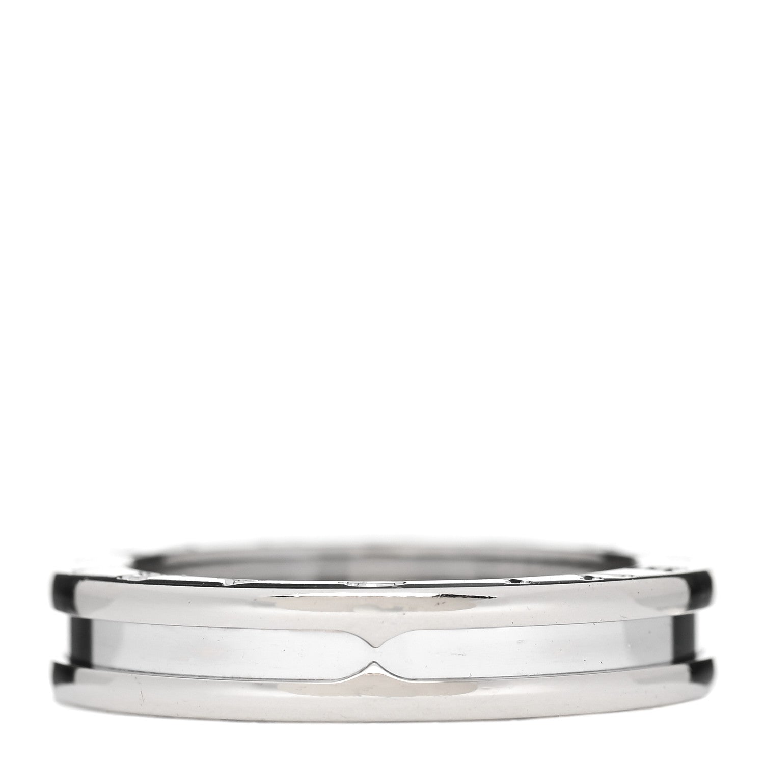 Bulgari 18K White Gold B.Zero1 One-Band Ring 57 8 1 of 4