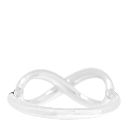 Tiffany Sterling Silver Infinity Ring 53 6.25 3 of 4