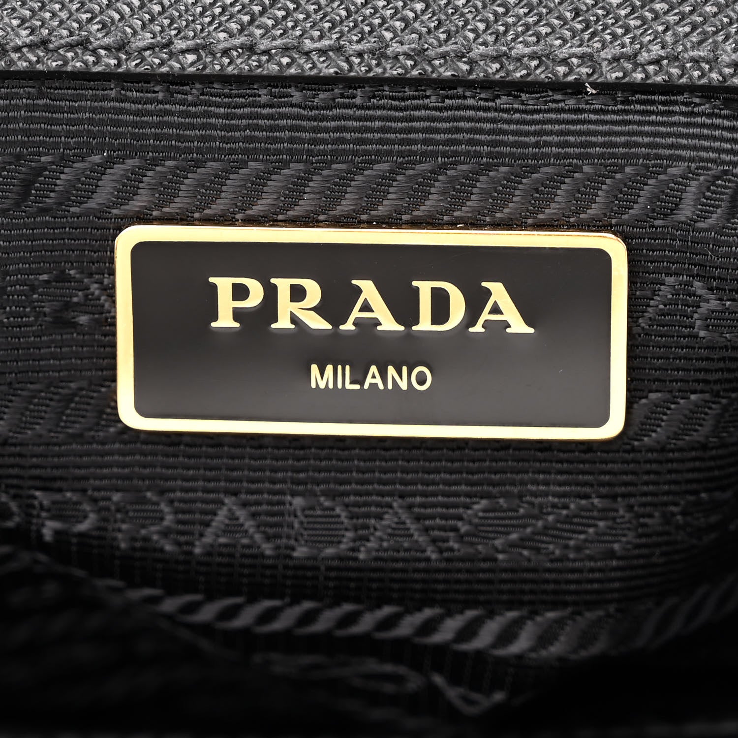 Prada Tessuto Nylon Saffiano Satchel Black 6 of 11