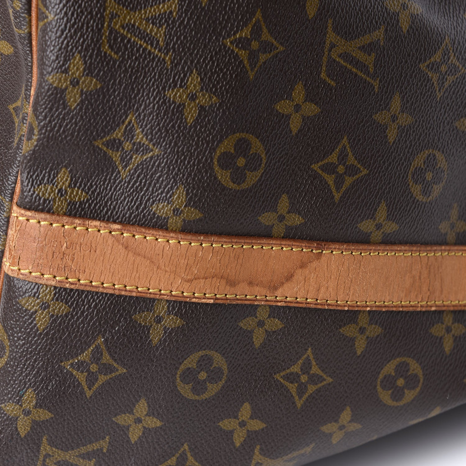 Louis Vuitton Monogram Keepall Bandouliere 55 13 of 25