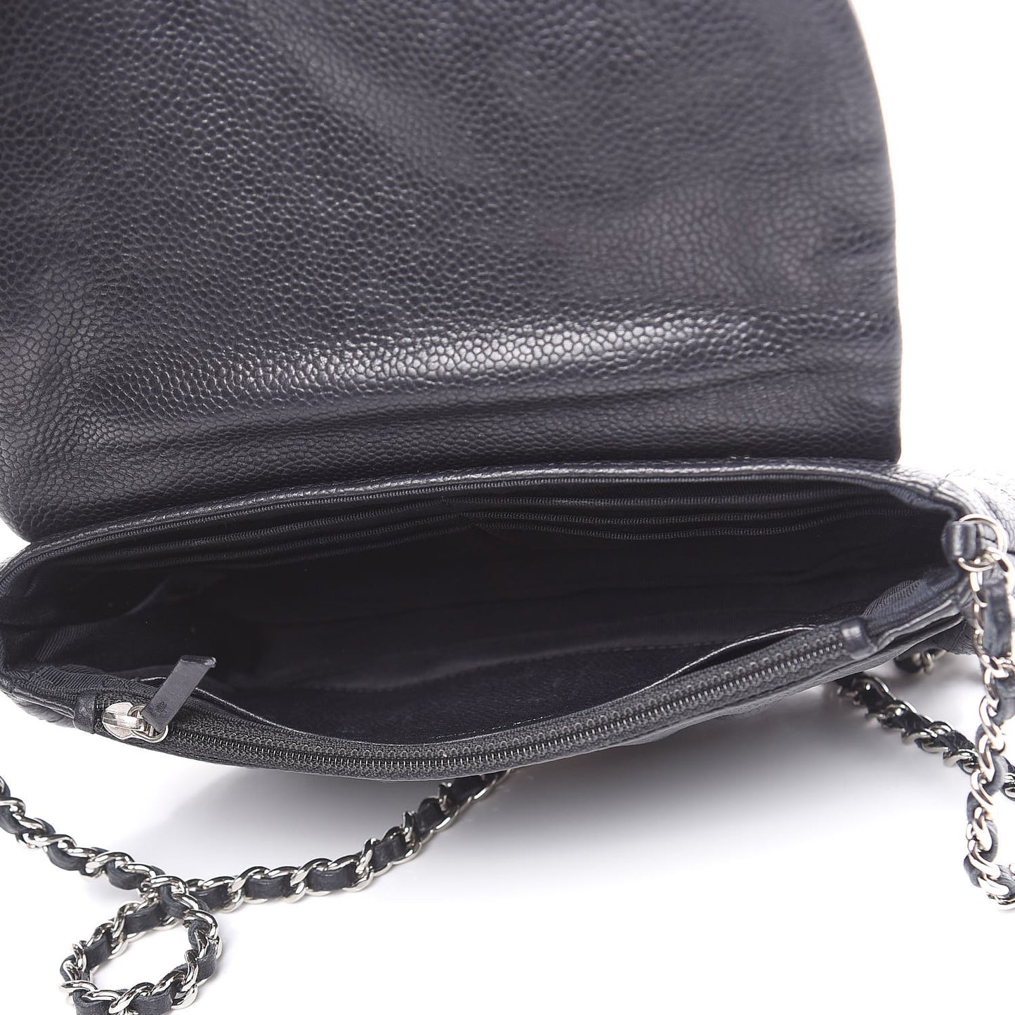 Caviar Half Moon Wallet On Chain WOC Black