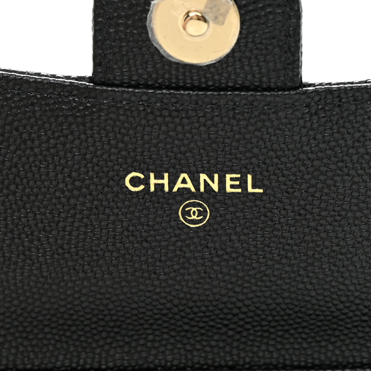 Caviar Quilted Mini Chain Bag Black