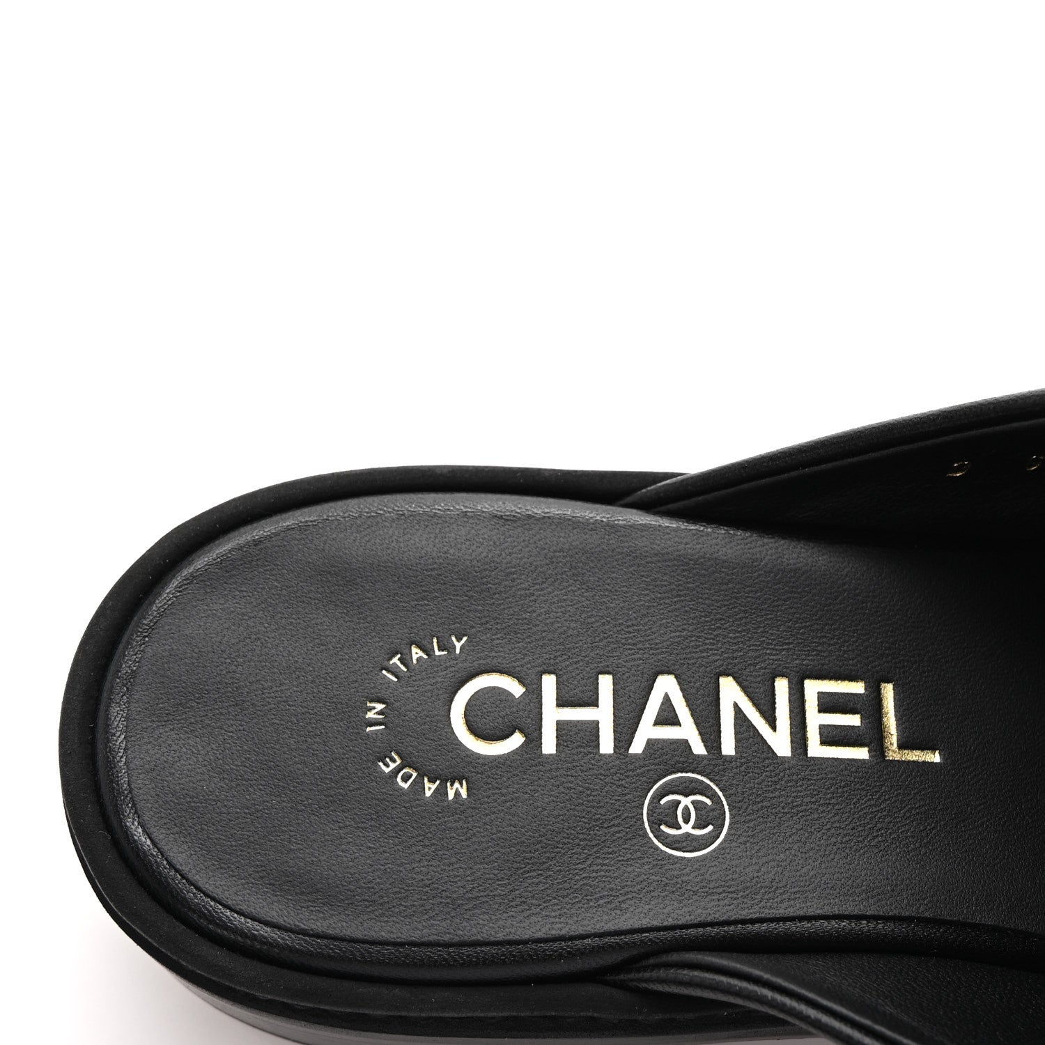 Chanel Lambskin Quilted CC Turnlock Mules 36 Black 8 of 10