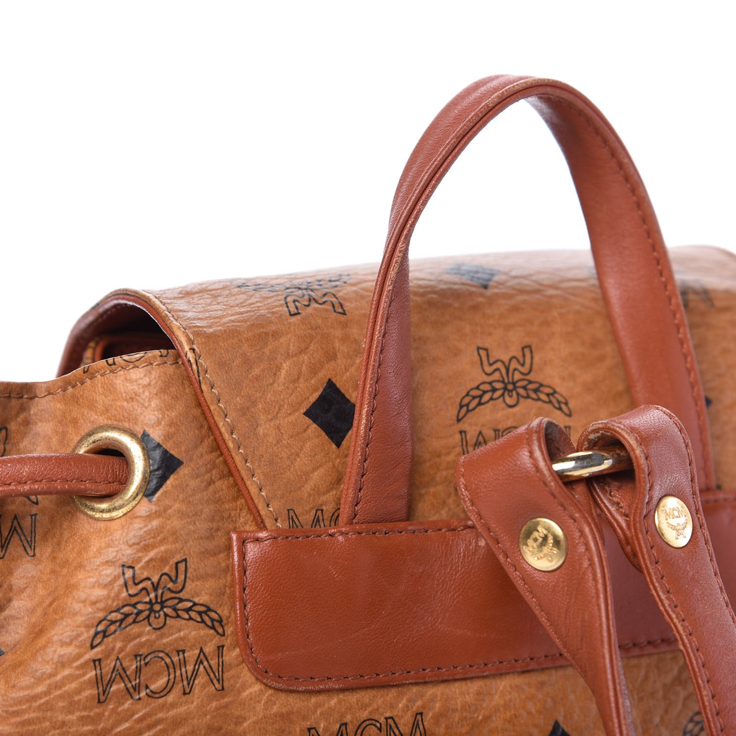 Visetos Drawstring Backpack Cognac