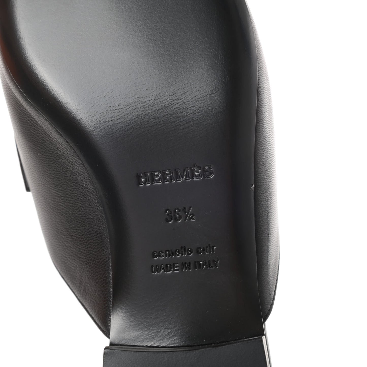 Goatskin Trocadero Mule 36.5 Black