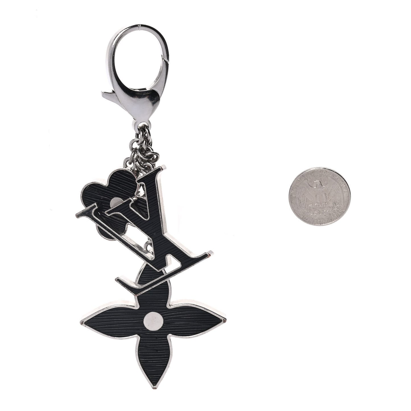 Electric Epi Fleur d'Epi Bag Charm Black