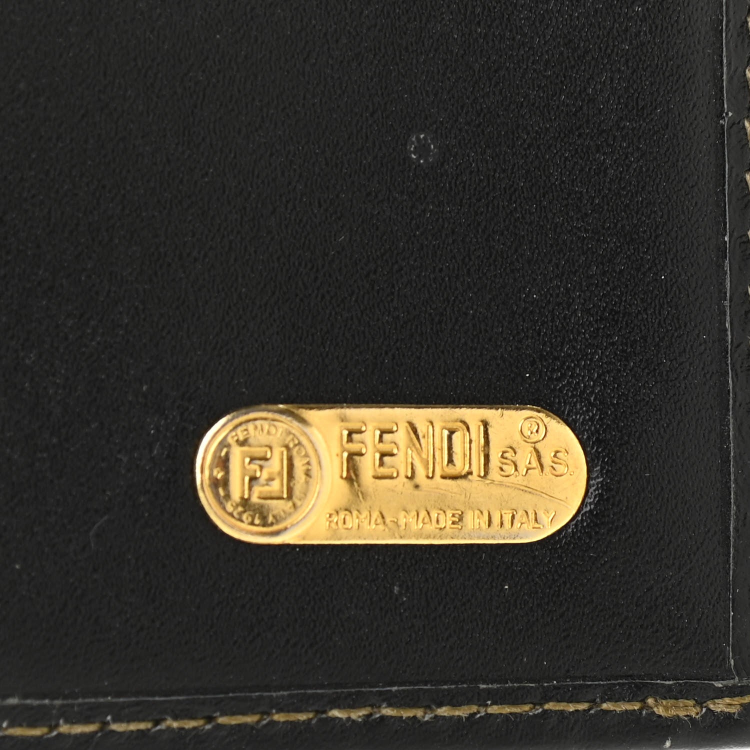 Fendi Pequin Continental Wallet Dark Brown 6 of 15