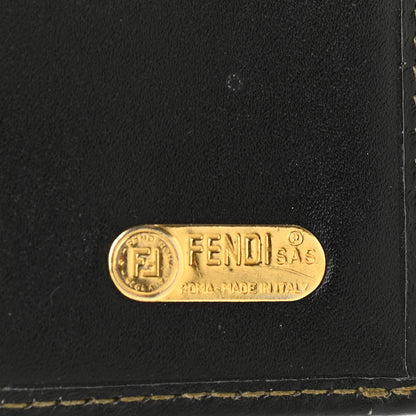 Fendi Pequin Continental Wallet Dark Brown 6 of 15