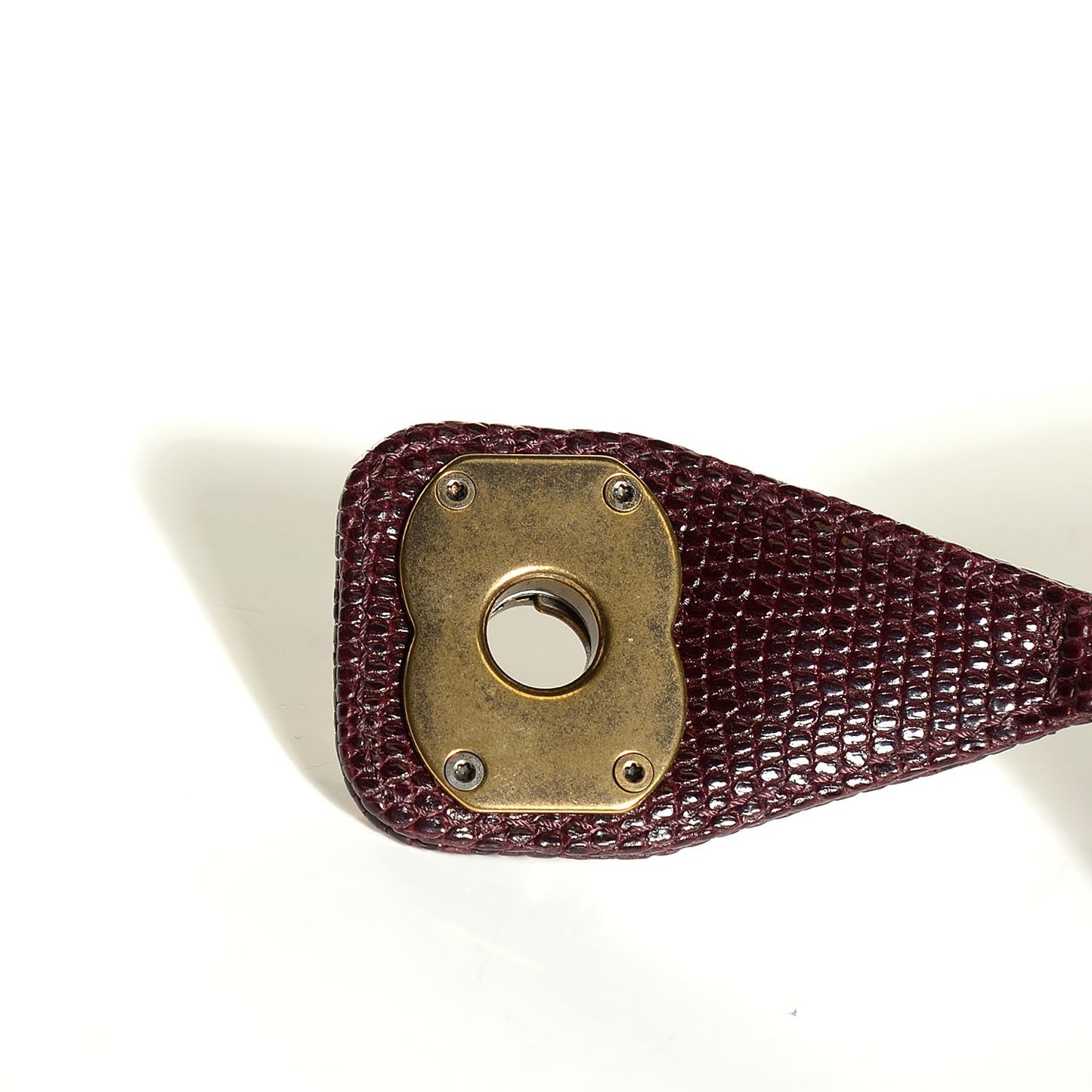Lizard Boy Clutch Burgundy