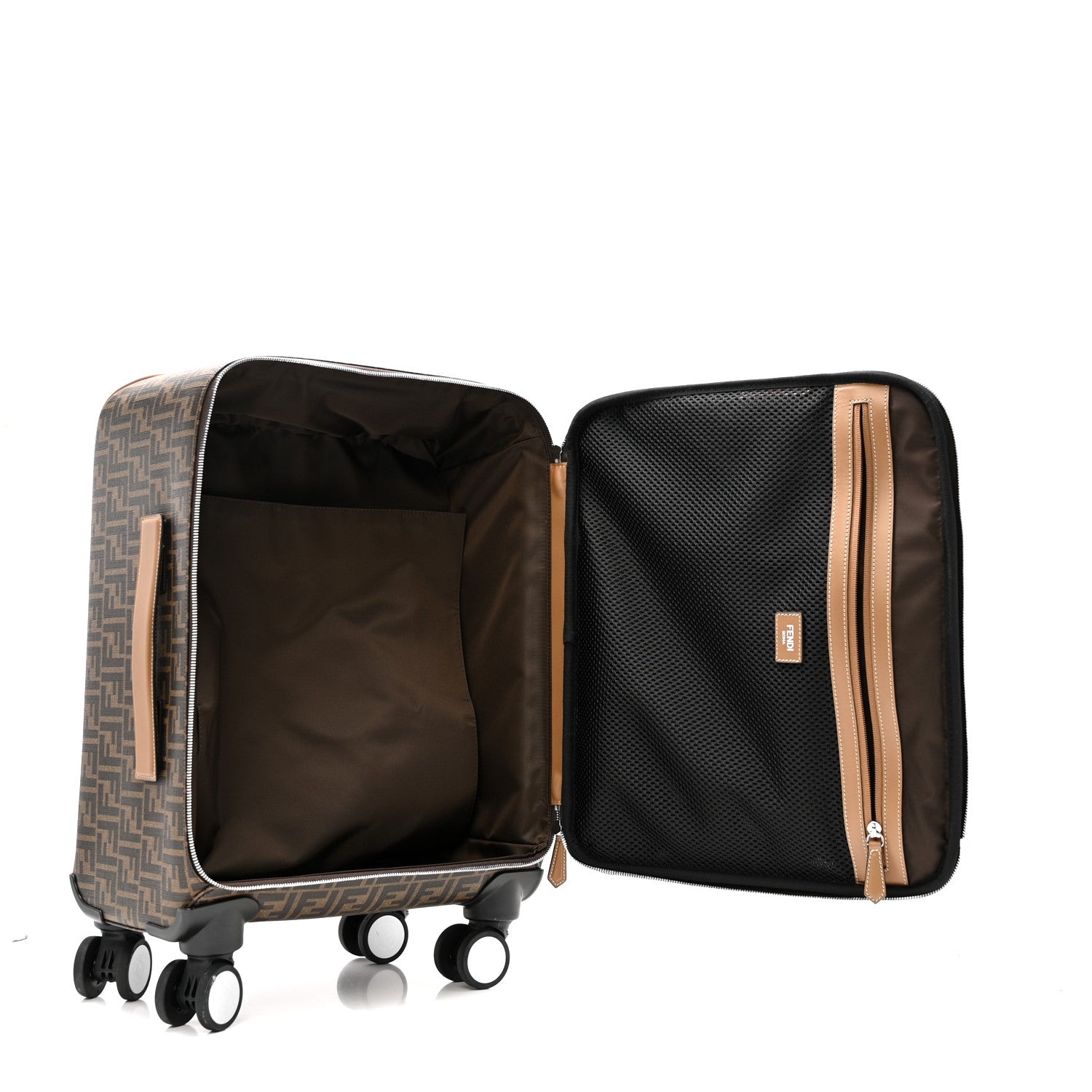 Fendi Zucca Carry On Luggage Tobacco 6 of 14
