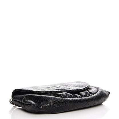 Chanel Caviar Half Moon Wallet On Chain WOC Black 4 of 9