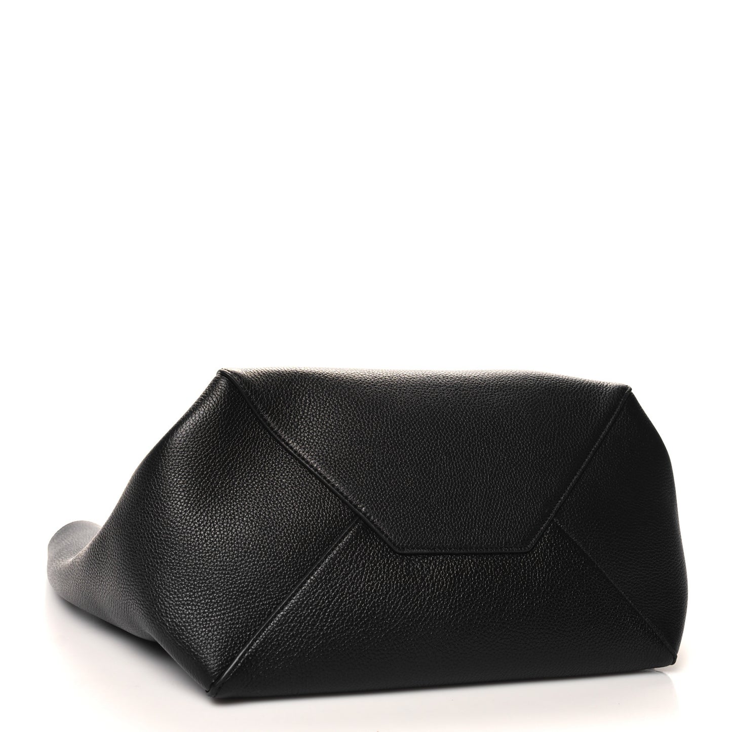 Soft Grained Calfskin Small Belt Cabas Phantom Black