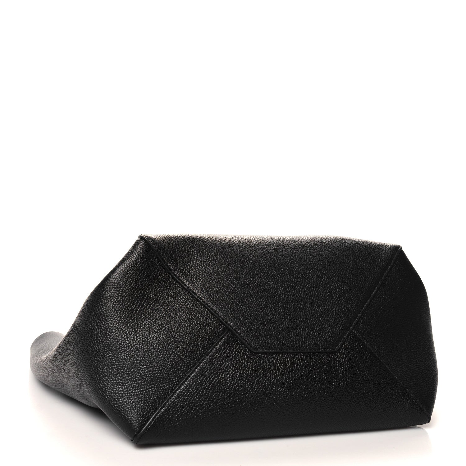 Celine Soft Grained Calfskin Small Belt Cabas Phantom Black 4 of 10