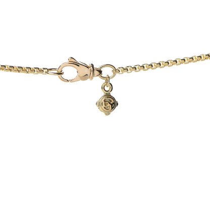 David Yurman 18K Yellow Gold Diamond Pink Tourmaline Albion Pendant Necklace 6 of 8
