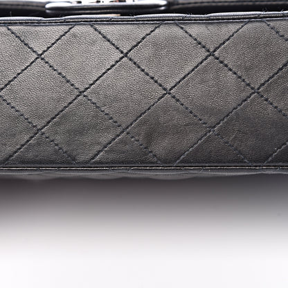 Chanel Lambskin Quilted Medium Double Flap Black 21 of 22