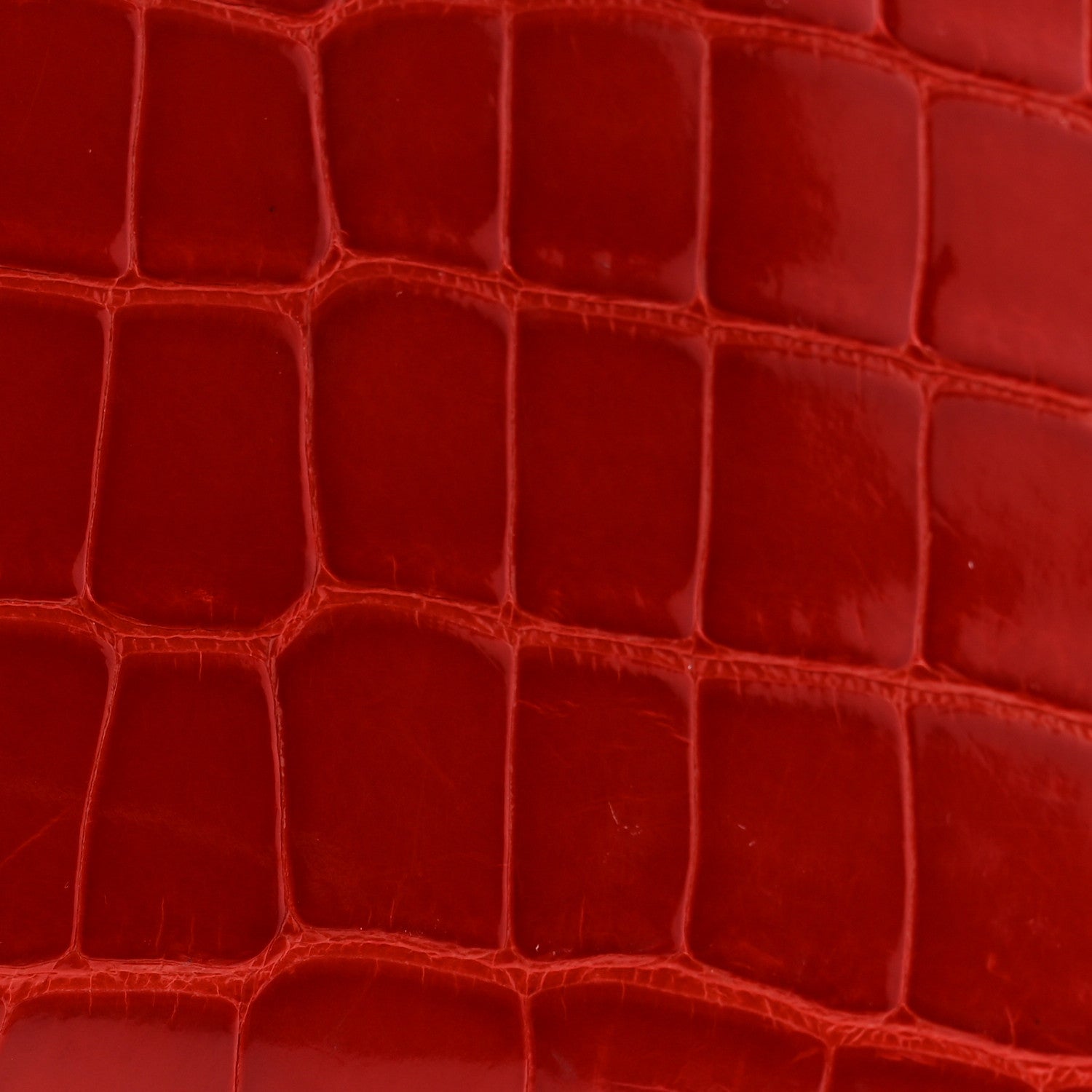 Hermes Shiny Alligator Azap Wallet Geranium 12 of 15