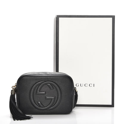 Gucci Pebbled Calfskin Small Soho Disco Bag Black 8 of 8