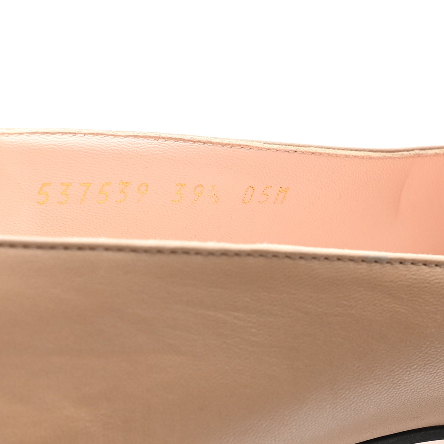 Gucci Malaga Kid Sylvie Web Chain Mid Heel Loafers 39.5 Mud 9 of 9