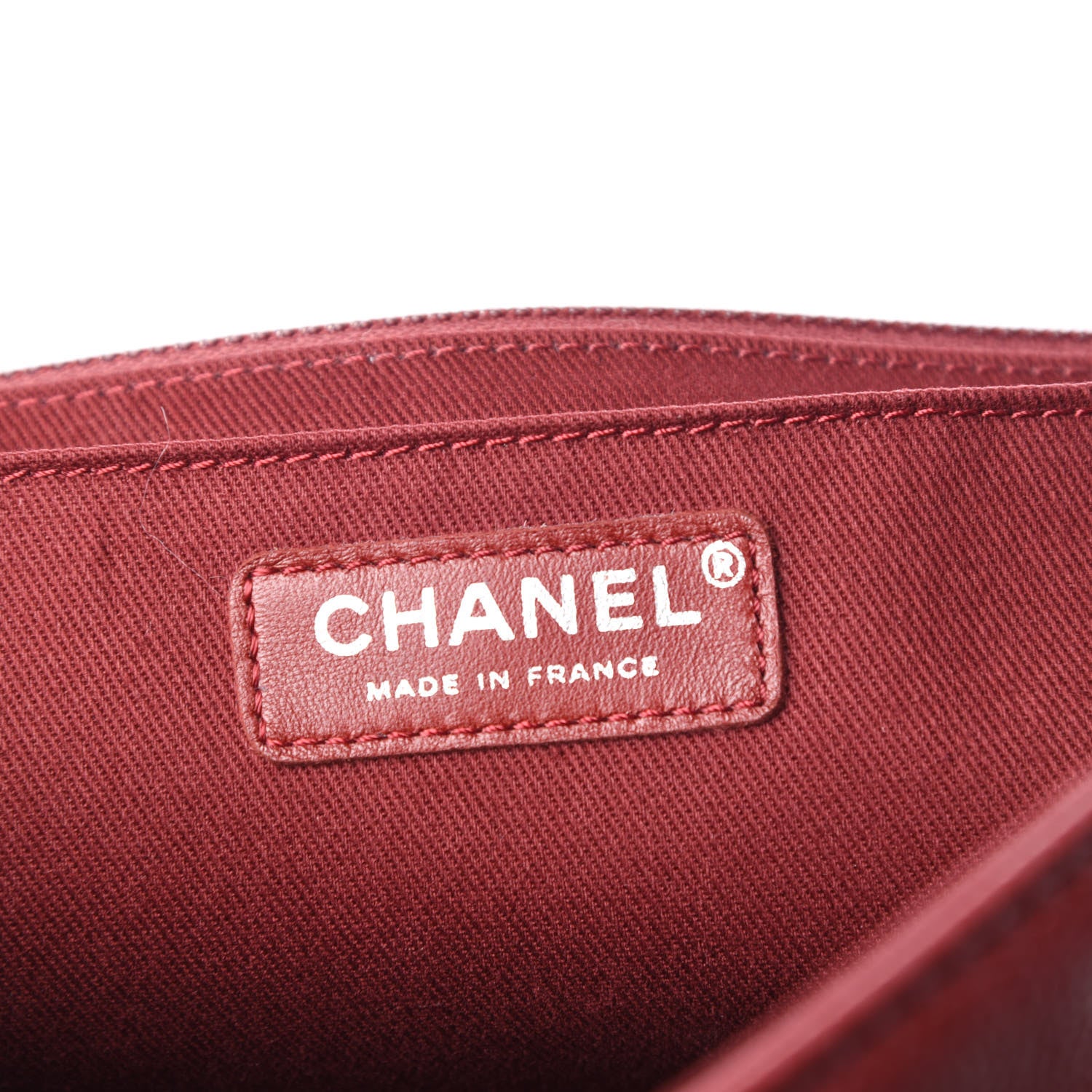 Chanel Caviar Large Timeless CC Flap Dark Red 6 of 9