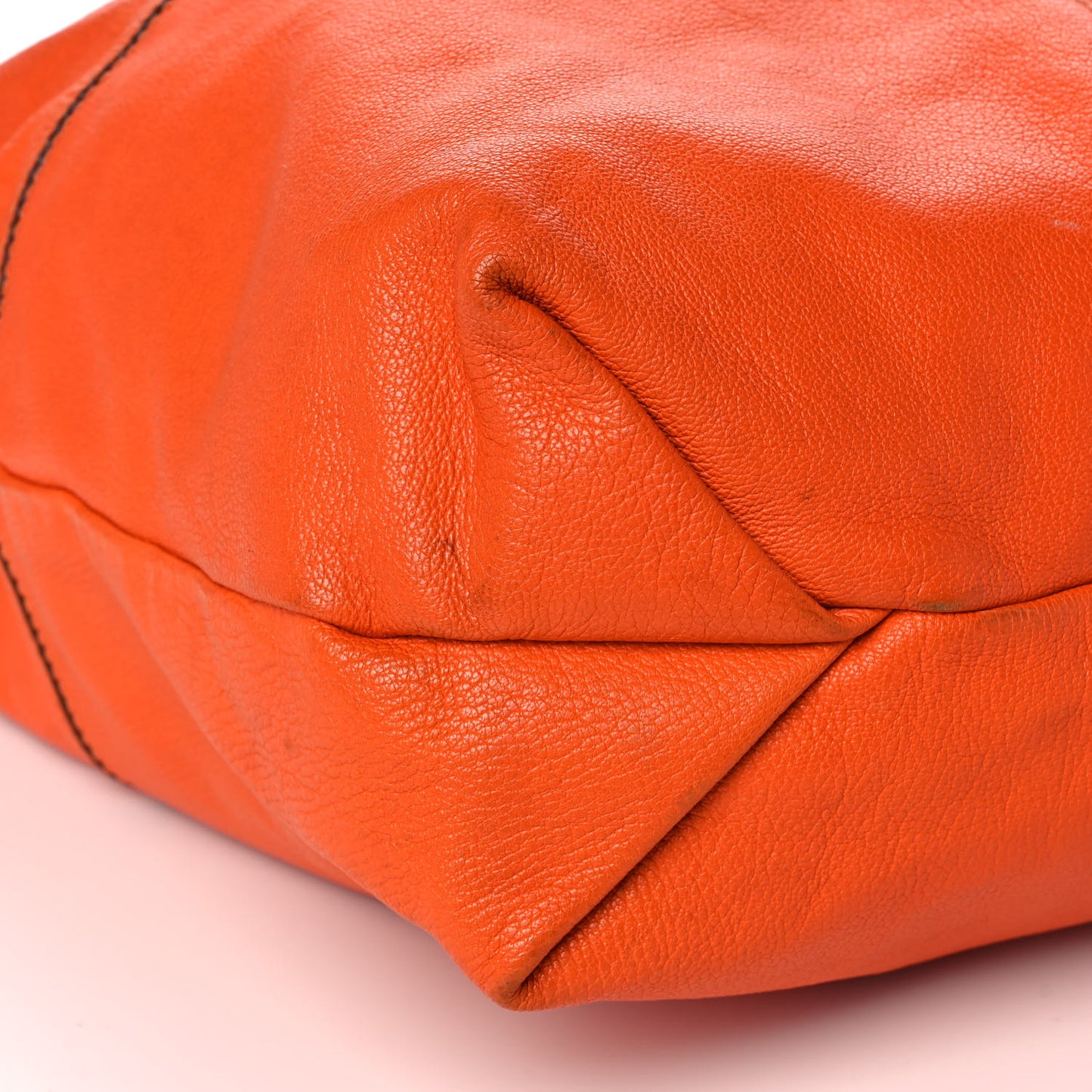Calfskin George V Apron Bag Orange
