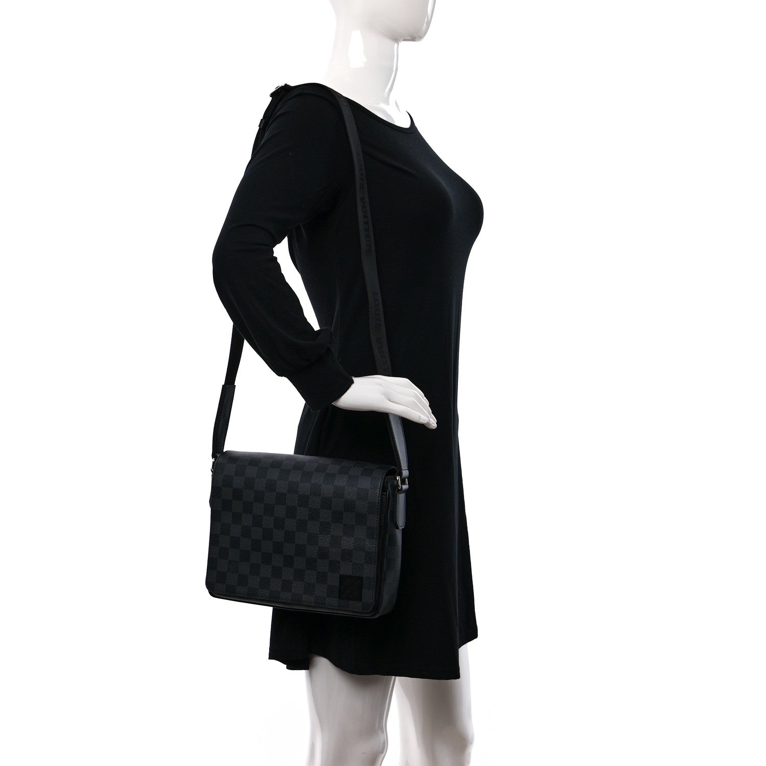 Louis Vuitton Damier Graphite District PM NM 2 of 8
