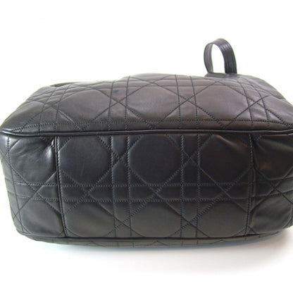 Christian Dior Leather Medium Cannage Tote Black 5 of 12